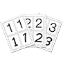Flash cards icon 3 Flash Cards